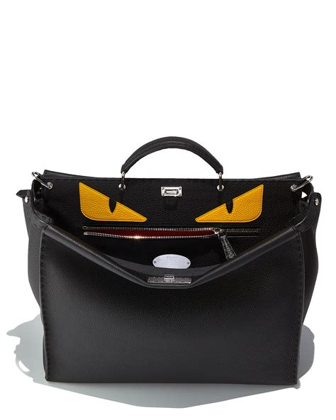 fendi peekaboo monster eyes|fendi peekaboo floral embroidered.